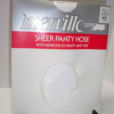 Merville Supreme Sheer Pantyhose Long White